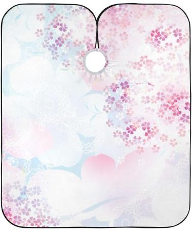 Waterproof Barber Cape - Japanese Sakura & Cheetah Haircut Bib for Men & Women | Unisex Hair Cutting Cape - Buy Online on GoSupps.com