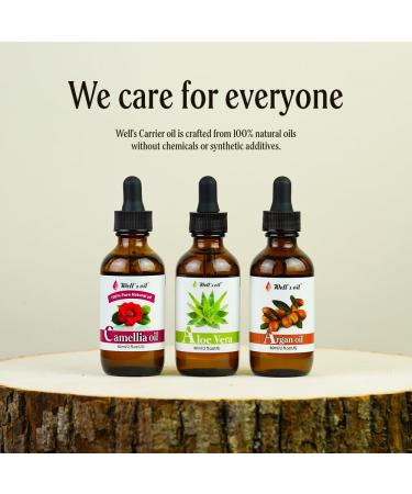 100% Pure Camellia Oil 2oz - Promote Cell Growth Anti-Aging Moisturizes | Well's Best eCommerce Shipping Worldwide - Buy Online on GoSupps.com