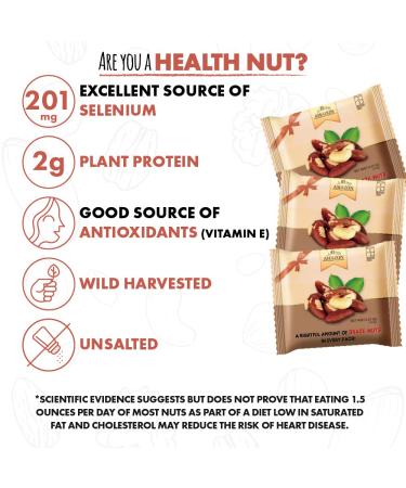 Roastery Coast Daily Nuts Whole Raw Brazil Nuts - Nut Snacks Multi Pack | Unsalted, Non-GMO, Certified Gluten Free | Selenium | Kosher Certified - Buy Online on GoSupps.com