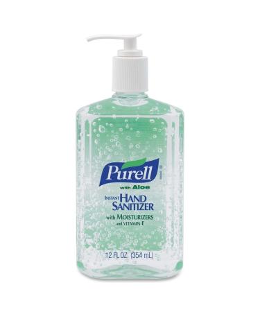 Purell Instant Hand Sanitizer w/Aloe 12-oz. Pump Bottle 12/Carton - 99.99% Germ-Killing Power - Dermatologist Tested - Stay Clean Anywhere Without Soap or Water - Buy Online on GoSupps.com