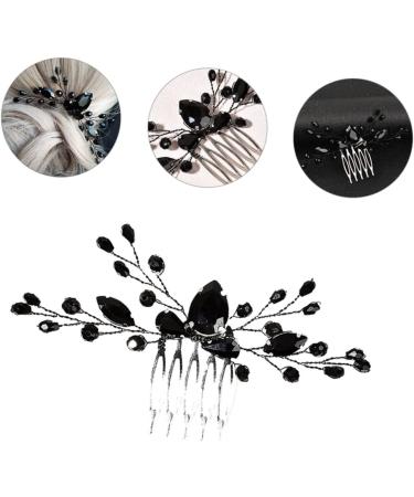 PLAFOPE hair clip for wedding alloy bridal wedding headwear rhinestone hair comb - Buy Online on GoSupps.com