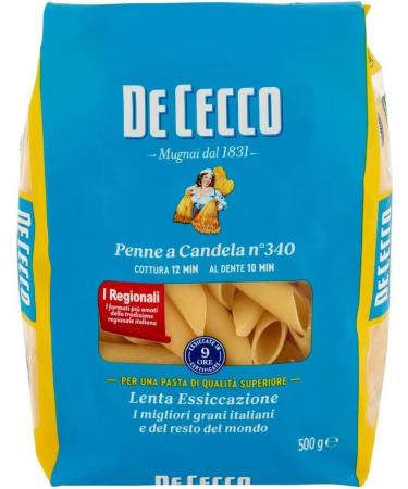  Italian Gourmet E.R. Pack of 10 Cecco Pasta 100% Italian Penne a Candela No. 340 500g + Pulpa Italian Gourmet 400g - Buy Online on GoSupps.com