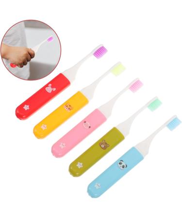 Healvian 5ST Eco-Friendly Charcoal Travel Toothbrush - Reusable Foldable & Extra Soft for On-the-Go Oral Care - Buy Online on GoSupps.com
