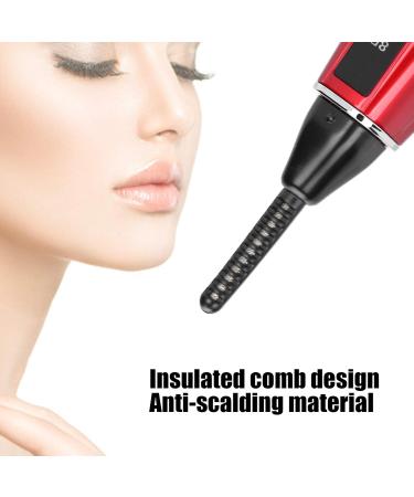 Heated Eyelash Curler - Fast 10s Heat Up 24H Long-Lasting Rechargeable Electric Lash Curler for Women (Red) - Shop Internationally - Buy Online on GoSupps.com