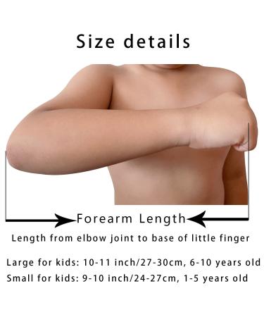 Fotgok Soft Foam Kids Arm Sling with Waist Belt - Pediatric Shoulder Immobilizer for Children - Breathable Arm Support Brace for Shoulder Injury - Black (Small) - Buy Online on GoSupps.com