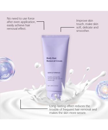 Effective and gentle hair removal cream painfree hair removal for sensitive skin soothes and moisturizes for soft smooth and silky skin for body face and bikini zone 1 - Buy Online on GoSupps.com