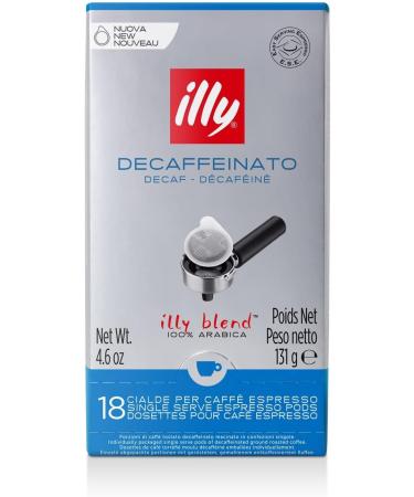 illycaffe illy Individually Wrapped Decaffeinated Coffee Servings 18-Count 131 g (Pack of 2) 18 Count (Pack of 2) - Buy Online on GoSupps.com