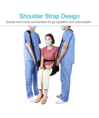 Patient Lift Stair Slide Board Emergency Evacuation Wheelchair Transfer Belt - 2 Shoulder Straps Transfer Seat Pad Medical Mobility for Elderly Bedridden Disabled Obesity - Buy Online on GoSupps.com