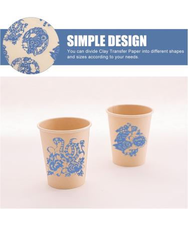 Milisten 4 Sheets Burnt Pottery Stickers Home Tools Pottery Decals Decked Pottery Accessory Chic Paper Clay - Buy Online on GoSupps.com