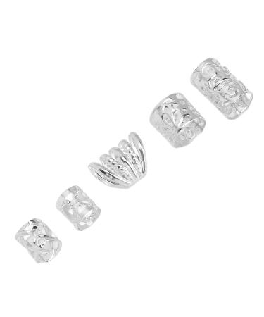 300 Pieces Silver Beard Beads - Lightweight Comfortable & Durable for Stylish Grooming - Buy Online on GoSupps.com