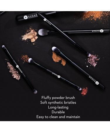 SUGAR Cosmetics Blend Trend Face Brush - 007 Powder | Best Powder Brush for Flawless Makeup | International Shipping Available - Buy Online on GoSupps.com