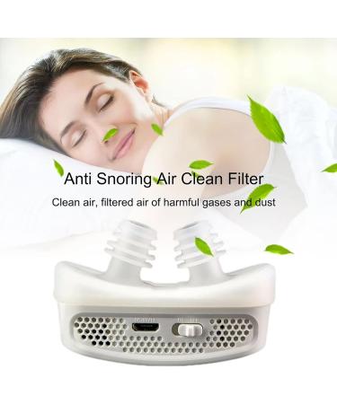 Electric Anti-Snoring Device with Adjustable Wind Speed | Snore Stopper for Men and Women | Blue - Buy Online on GoSupps.com