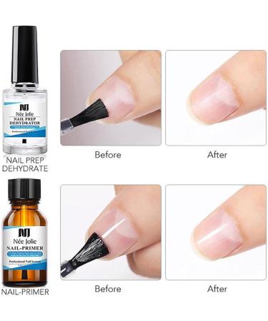 Nail Primer and Dehydrator | Professional Natural Nail Prep Dehydrate and Xtra Bond Acid- Primer Set Long-Lasting Primer for Acrylic Nails Fast Air Dry Nail Dehydrator and Primer Shangjia - Buy Online on GoSupps.com