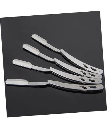 Shop Homsfou 6-Pc Vintage Razor Holder Set - Stainless Steel Mini Shaving Stands for Men - Old-Fashioned Design - Buy Online on GoSupps.com