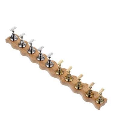 ULTECHNOVO 1 Set Fake Nails Fake Nail Holder Nail Practice Stand Fake Nail Stand Nail Painting Stand Nail Art Stand Nail Supplies Nail Stand for Press on Nail Accessories Wave Piece Magnet
