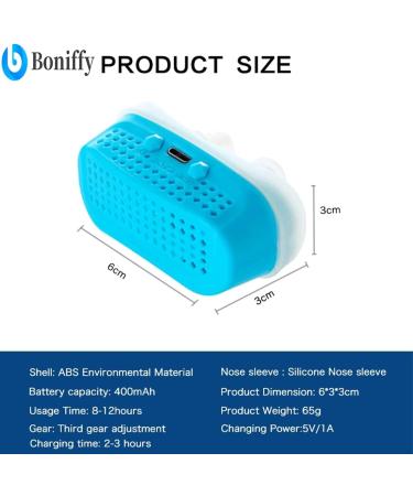 2023 Upgraded Portable Electric Anti-Snoring Device - 3 Levels, Variable Speed, Snoring Solution Nose Clip (Blue) - Buy Online on GoSupps.com