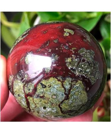 JUKUCKV Dragon Bloodstone Jasper Crystal Sphere Ball - 700g Spiritual Support Gift | International Shipping - Buy Online on GoSupps.com