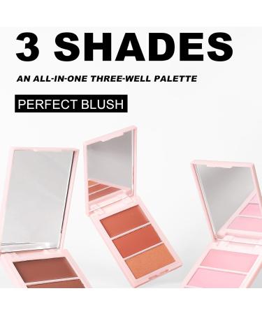 3-in-1 Contour and Highlight Palette - Full Face Palette with Baked Bronzer Blush and Highlighter For All Skin Types Easy to Apply and Blend (01# 8.5 g) 01# 8.5 g (Pack of 1) - Buy Online on GoSupps.com