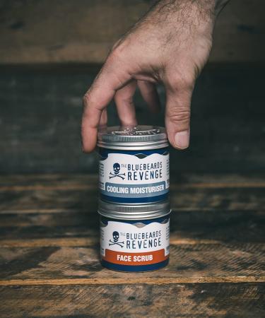 The Bluebeards Revenge Daily Cooling Moisturiser for Men - 150ml | Hydrating Cream for Face Hands & Body - Dry & Sensitive Skin Care - International Shipping Available - Buy Online on GoSupps.com