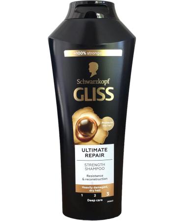 Gliss Kur Ultimate Repair Shampoo Family Size (13.53 fl oz/400 ml) by Gliss Kur - Buy Online on GoSupps.com