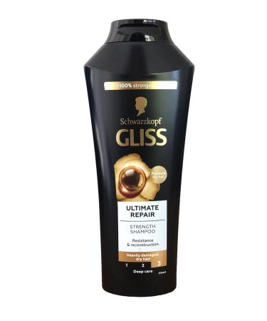 Gliss Kur Ultimate Repair Shampoo Family Size (13.53 fl oz/400 ml) by Gliss Kur