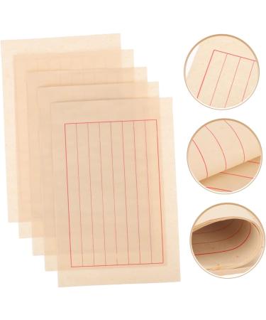 Operitacx 50 Sheets Rice Paper Calligraphy Art Paper Raw Xuan Paper Calligraphy Paper for Beginners Japan - Buy Online on GoSupps.com