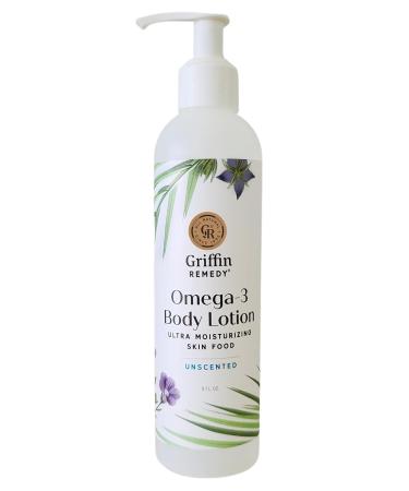 Griffin Remedy Omega-3 Body Lotion-Unscented with Organic MSM and Essential Oils Ultra Moisturizing All Natural Paraben Free Sulfate Free 8 fl oz Unscented Lotion - Buy Online on GoSupps.com