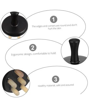 Tovinanna Massage Device & Brush Head - Hair Cleaning & Back Massage Tool 7.5x6cm Black - Buy Online on GoSupps.com