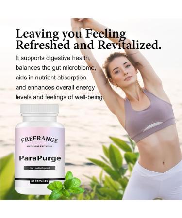 Parapurge Gut Cleanse Colon Support Supplement Parapurge Help Gut Cleanse & Colon Cleanse for Women and Men1 Bottle 1Bottle - Buy Online on GoSupps.com