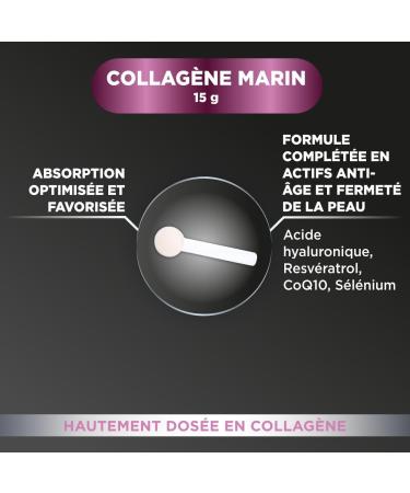 Fort Pharma - Expert Beaut Intense Marine Collagen+ 15g - Anti-aging Firmness Antioxidant active ingredients - Hydrolyzed marine collagen - Buy Online on GoSupps.com
