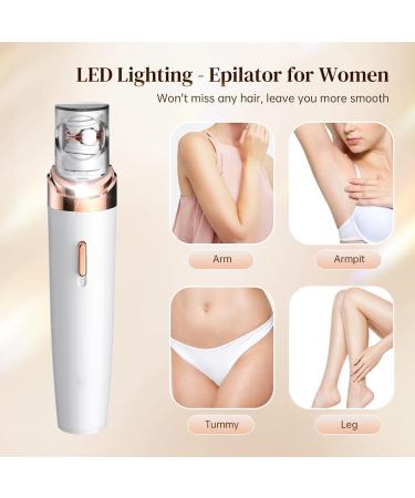 Heroepilator Facial Hair Remover Hero Epilator Facial Hair Removal 7-In-1 Electric Razor Body Shaver Hair Removal For Women Electric Painless Facial Hair Remover For Underarms (white) - Buy Online on GoSupps.com