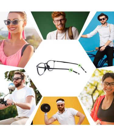 JOAOXOKO Glasses Ear Handles - 24 Silicone Bristles to Prevent Slipping for Kids & Adults - Perfect for Sunglasses - Buy Online on GoSupps.com