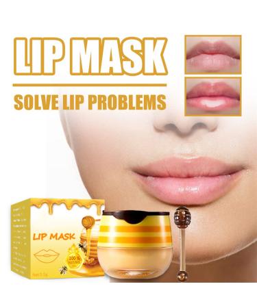 Bee Balm Lip Honey Pot - Nourishing Lip Care with Honey & Propolis for Moisturizing & Preventing Cracked Lips - Buy Online on GoSupps.com