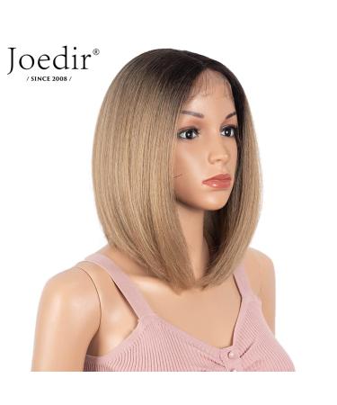 JOEDIR 30.5 cm Bob Wig for Black Women - Kinky Straight T-Part HD Transparent Pre-Plucked with Baby Hair (RT6/23C) - Buy Online on GoSupps.com