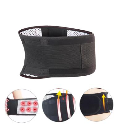 LALAFINA Adjustable Lower Back Brace | Lumbar Support for Men & Women | Waist Band for Gym | Heat Magnet Back Support | Steel Plate Design | International Shipping Available - Buy Online on GoSupps.com