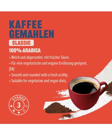 Buy Amazon Coffee Classic 100% Arabica - Ground Roasted Coffee 500g (Pack of 3) | Premium Quality International Shipping - Buy Online on GoSupps.com