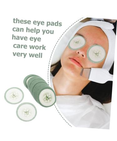 200pcs Cucumber Eye Masks - Non-Woven Eye Patches for Women | Eye Care Pads for Refreshing & Revitalizing Eyes - Buy Online on GoSupps.com