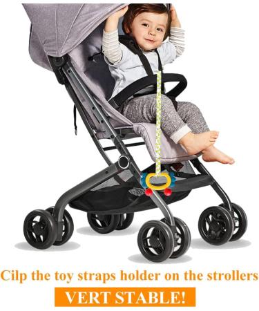Adjustable Toy Belt Keeper - 6 Pack Anti-Drop Pacifier Chain for Strollers & High Chairs | Baby Cargo Belt Gurt Halter - Buy Online on GoSupps.com