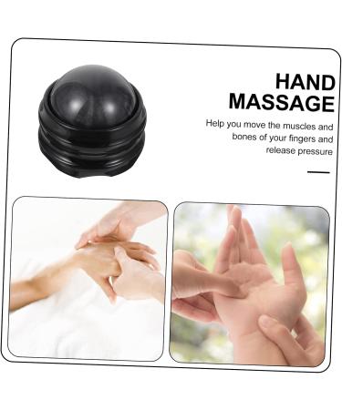 Hapinary Multifunctional Massage Ball | Yoga & Fitness Exercise Accessory - 6.5x6.1cm Black - Buy Online on GoSupps.com