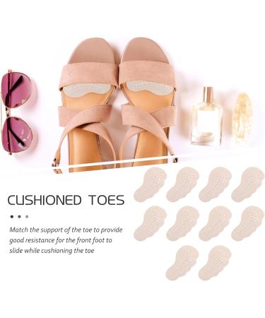 5 Pairs Anti Slip Stickers for High Heels - Metatarsal Foot Pads for Women's Sandals - Non-Slip Pigskin Cushion for Comfortable High Platform Sandals - Buy Online on GoSupps.com