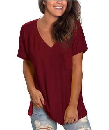 Shop Genetic Women's T-Shirts: Stylish Short Sleeve V-Neck Summer Tops - Unique Designs in Green and Red - Buy Online on GoSupps.com