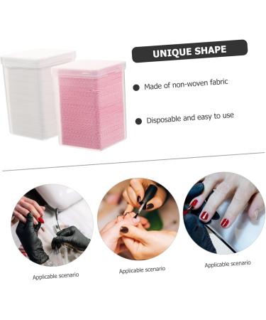 Housoutil 2 Boxes Eyelash Wipes Nail Wipes Glue for Nail Charms Pumpkin Container with Lid Lash Glue Cleaning Cloth Glue Remover Pad Gel for Nails Plastic Nail Polish Manicure Tools - Buy Online on GoSupps.com