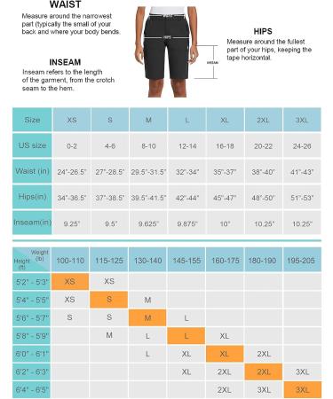 Baleaf Women's Long Hiking Shorts Quick Dry with UPF 50+ - 1 Black Large - Buy Online on GoSupps.com