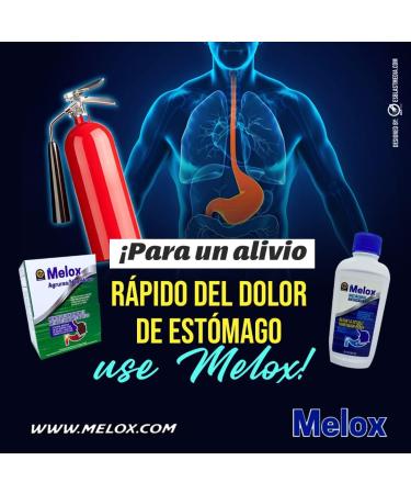 Mint Flavored Melox Liquid Antacid | Fast-Acting Relief for Reflux & Upset Stomach | 12 fl oz Bottle - Buy Online on GoSupps.com