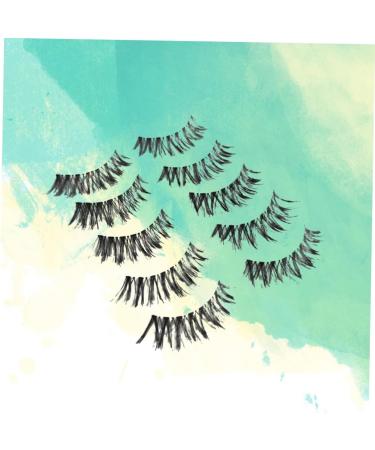 minkissy Fake Lashes 5 Pairs False Eyelash Fake Eyelash Thick Eyelashes Natural False Lashes Lashes Dense Eyelash Training Lashes Natural Eyelashes Cross Eyelashes Make up Extend 3D - Buy Online on GoSupps.com
