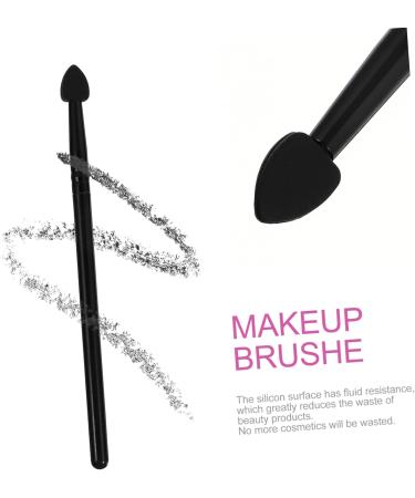Beavorty 5pcs Silicone Eyeshadow Brush Make up Kit Silicone Eye Brush Makeup Eye Cosmetic Tool Suite Portable 13x1cm Black - Buy Online on GoSupps.com