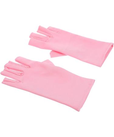 FRCOLOR 4 Pairs Nail Gloves Uv Shield Mittens Nail Art Gloves Nail Molding Gel Nail Art Salon Gloves Moisturizing Gloves Anti-uv Gloves for Gel Nail Lamp Nail Supplies Manicure Spandex - Buy Online on GoSupps.com