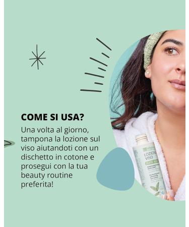  La Saponaria La Saponaria | Pure Glow Facial Lotion Exfoliating Perfecting Toning Facial Lotion - 4% Shikimic and Succinic Acid + Green Tea 150ml - Buy Online on GoSupps.com