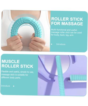 Frcolor Muscle Roll Massage Tool - Body & Arm Roller Stick for Deep Tissue Relief | TPE Texture Massage Roller - Buy Online on GoSupps.com