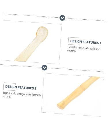 Marmerdo 3pcs Wooden Earwax Cleaner Spoons | Ear Cleaning Tools for Men and Women | Portable and Removable | Home Cleaning and Massage - Buy Online on GoSupps.com